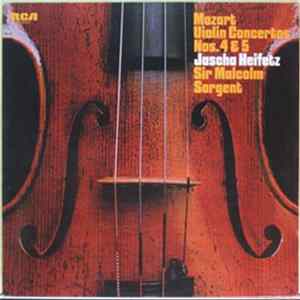 Heifetz, Mozart - Concerto No. 4 In D / Concerto No. 5 In A ("Turkish") FLAC
