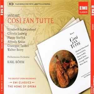 Mozart : Elisabeth Schwarzkopf, Christa Ludwig, Hanny Steffek, Alfredo Kraus, Giuseppe Taddei, Walter Berry, Philharmonia Orchestra, Karl Böhm - Così Fan Tutte FLAC