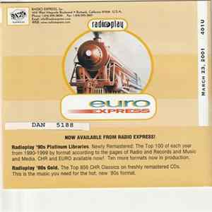 Various - Radioplay - Euro Express - 401U - March 13, 2001 FLAC
