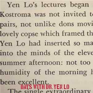 Dr. Yen Lo - Days With Dr. Yen Lo FLAC
