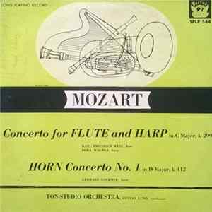 Mozart / Karl Friedrich Mess, Dora Wagner, Gerhard Goermer, Ton-Studio Orchestra Conductor Gustav Lund - Concerto For Flute And Harp In C Major, K 299 / Horn Concerto No. 1 In D Major, K 412 FLAC