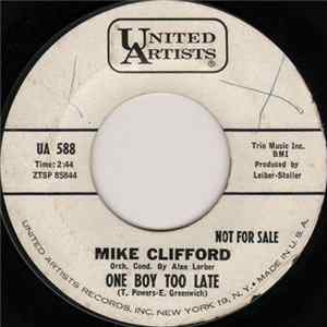 Mike Clifford - One Boy Too Late / Danny's Dream FLAC