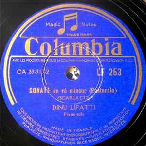 Dinu Lipatti - Sonate En Ré Mineur / Jesus, Que Ma Joie Demeure FLAC