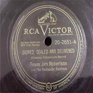Texas Jim Robertson - Signed, Sealed And Delivered / Lost Deep In The Bottom Of The Sea FLAC
