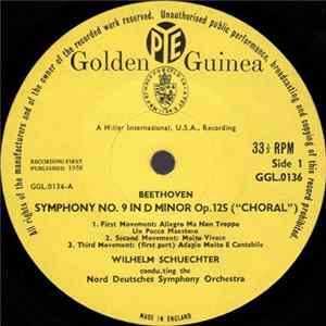 Ludwig van Beethoven, The Nord Deutsches Symphony Orchestra Conducted By Wilhelm Schuchter - 9th Symphony (The Choral) FLAC