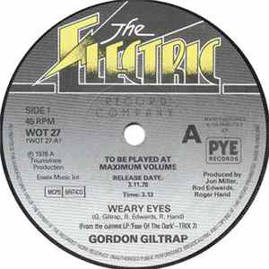 Gordon Giltrap - Weary Eyes FLAC