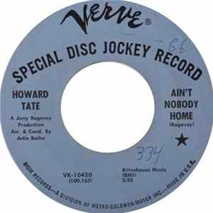 Howard Tate - Ain't Nobody Home FLAC