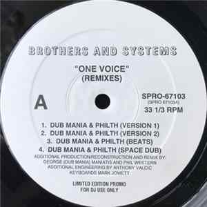 Brothers And Systems - "One Voice" (Remixes) FLAC