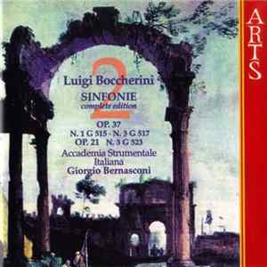 Boccherini, Accademia Strumentale Italiana, Giorgio Bernasconi - Sinfonie Op.37, N.1 G515, Op.37, N.3 G517 & Op.21, N.3 G523 - Vol. 2 FLAC