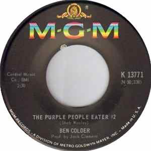 Ben Colder - The Purple People Eater #2 / Undertaker's Love Lament FLAC