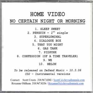 Home Video - No Certain Night Or Morning FLAC