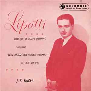 Lipatti, J.S. Bach - Dinu Lipatti Plays Bach FLAC