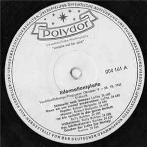 Various - Informationsplatte Veröffentlichungsprogramm Oktober V - 30. 10. 1961 U-Musik FLAC