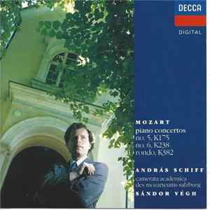 Mozart - András Schiff, Camerata Academica Des Mozarteums Salzburg, Sándor Végh - Piano Concertos No. 5, K175, No. 6, K238, Rondo, K382 FLAC