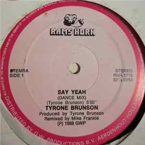 Tyrone Brunson - Say Yeah FLAC