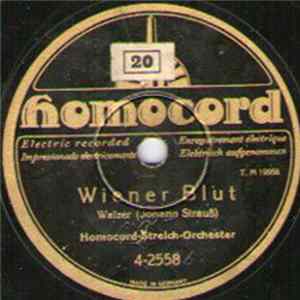 Homocord-Streich-Orchester - Wiener Blut / Rosen Aus Dem Süden FLAC