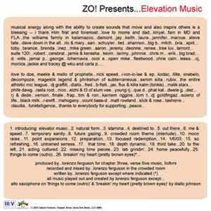 Zo! - Zo! Presents...Elevation Music FLAC