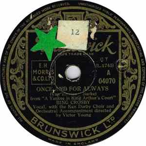 Bing Crosby - Once And For Always / If You Stub Your Toe On The Moon FLAC