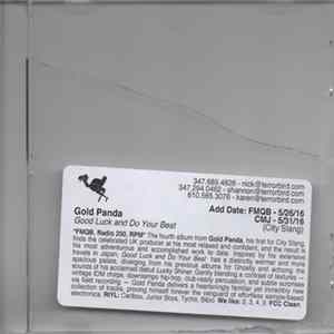 Gold Panda - Good Luck And Do Your Best FLAC