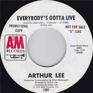 Arthur Lee - Everybody's Gotta Live FLAC