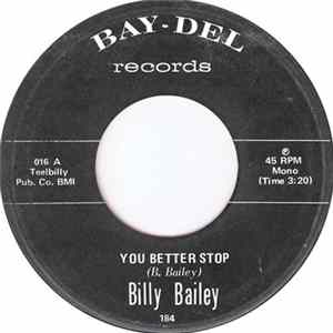 Billy Bailey - You Better Stop / Exchange Our Love FLAC