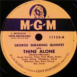George Shearing Quintet - Thine Alone / Geneva's Move FLAC