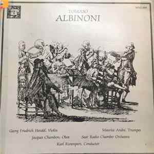 Tomaso Albinoni  Jacques Chambon, Maurice André, Georg-Friedrich Hendel, Karl Ristenpart - Instrumental Works FLAC