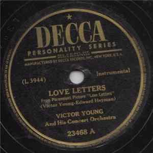 Victor Young And His Concert Orchestra - Love Letters / Stella By Starlight FLAC