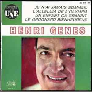 Henri Genes - Je N'Ai Jamais Sommeil FLAC