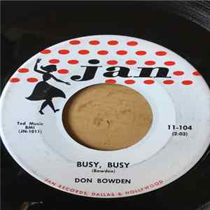 Don Bowden - Busy, Busy FLAC