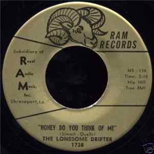 The Lonesome Drifter - Honey Do You Think Of Me/ I'll Be Lonesome When You're Gone FLAC