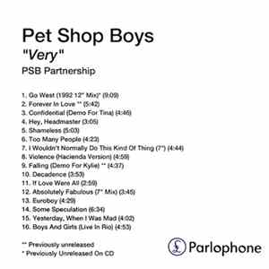 Pet Shop Boys - Very FLAC