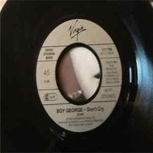 Boy George - Don't Cry FLAC