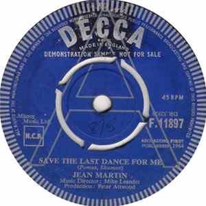 Jean Martin - Save The Last Dance For Me FLAC