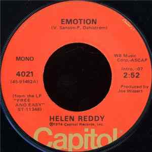 Helen Reddy - Emotion / I've Been Wanting You So Long FLAC