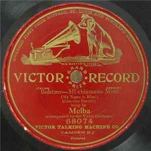 Giacomo Puccini, Melba - Bohȇme - Mi Chiamano Mimi = My Name Is Mimi FLAC