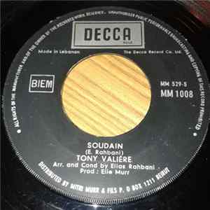 Tony Valière - Soudain / Je M'En Vais Ce Soir FLAC
