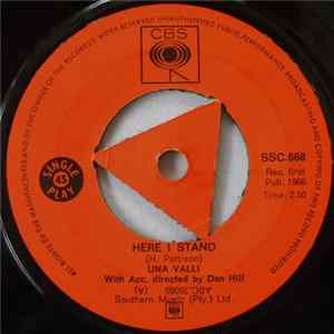 Una Valli - Here I Stand / Love Is You, Love Is Me FLAC