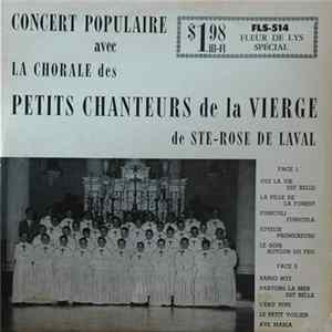 La Chorale Des Petits Chanteurs De La Vierge De Ste-Rose De Laval - Concert Populaire FLAC