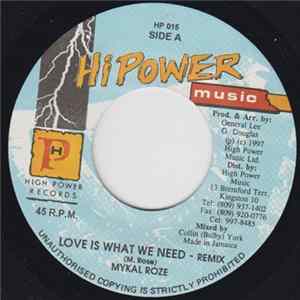 Mykal Roze - Love Is What We Need (Remix) FLAC