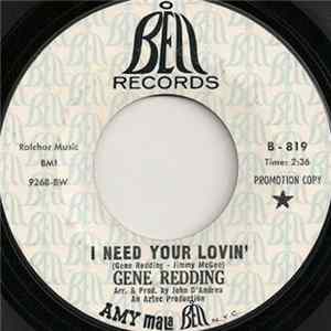 Gene Redding - I Need Your Lovin' / I Got Soul FLAC