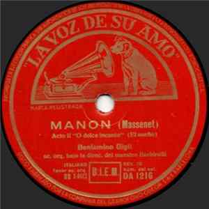 Benjamino Gigli - Manon / I Pescatori Di Perle FLAC