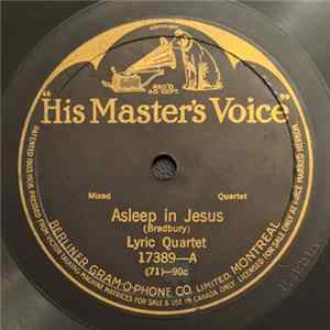 Lyric Quartet / Frederick Wheeler - Asleep In Jesus / Only Waiting FLAC