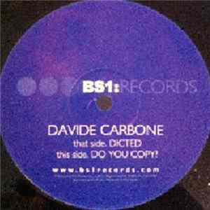 Davide Carbone - Dicted / Do You Copy? FLAC
