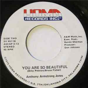 Anthony Armstrong Jones - Tequila Sunrise / You Are So Beautiful FLAC