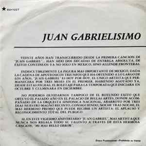 Juan Gabriel - Juan Gabrielisimo - Mi Mas Bello Error FLAC