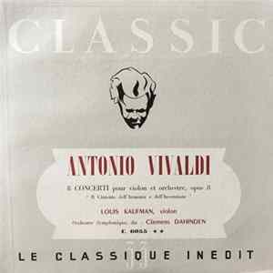 Antonio Vivaldi, Louis Kaufman, Clemens Dahinden - 8 Concerti Pour Violon Et Orchestre, Opus 8 "Il Cimento Dell' Armonia E Dell' Invenzione" (Disc 2 **) FLAC