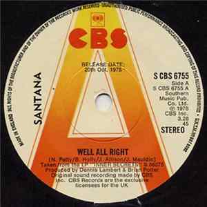 Santana - Well All Right FLAC
