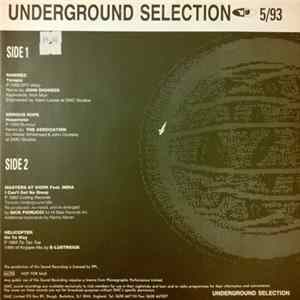 Various - Underground Selection 5/93 FLAC