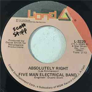 Five Man Electrical Band - Absolutely Right FLAC